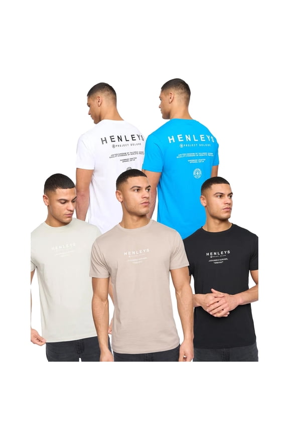 Mens Henstack T-Shirt (Pack of 5)