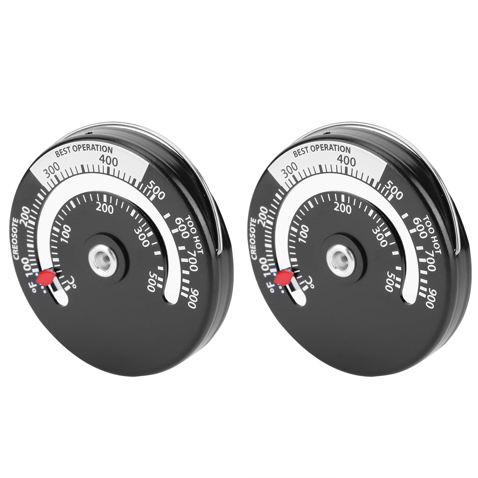 Henmomu Barbecue Oven Tool,2Pcs Thermometer Fireplace Oven