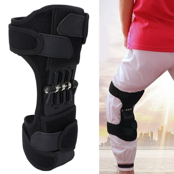 Henmomu Knee Booster Joint Support,Knee Booster Brace Rebound Spring Joint Support Adjustable Knee Stabilizer Pads For Men Women Climbing Mountaineering,Rebound Spring Joint Support