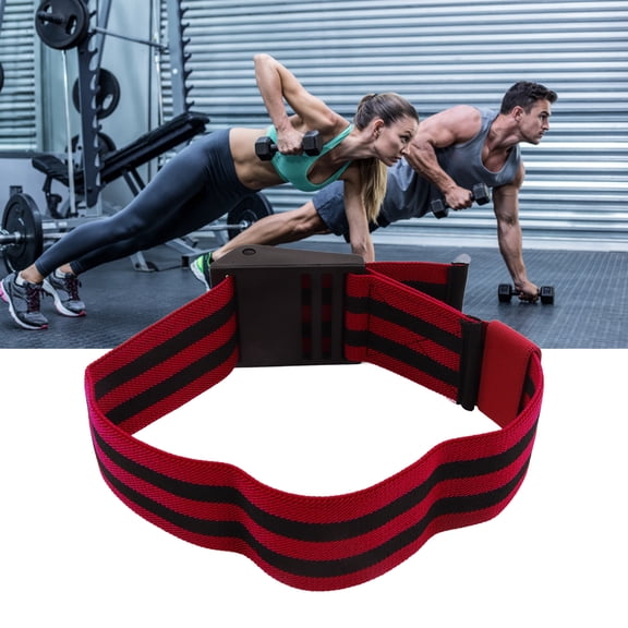 Henmomu Occlusion Training Band, Blood Restriction Wrap Polyester Quick Release Cam Buckle Comfortable For Outdoor For Men And Women