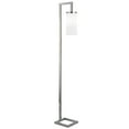 thumbnail image 1 of Henn&Hart 11" Polished Nickel Metal/Glass Floor Lamp, 1 of 9