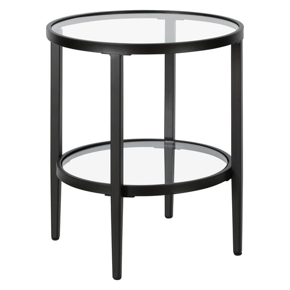Henn&Hart 19.63" Black Side Table