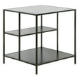 thumbnail image 1 of Henn&Hart 20" Gunmetal Gray Metal Side Table, 1 of 8