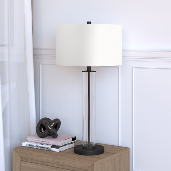 Henn&Hart 29" Brown/Black Table Lamp