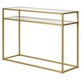thumbnail image 1 of Henn&Hart 42" Gold Console Table, 1 of 5