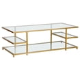 thumbnail image 1 of Evelyn&Zoe Modern/Contemporary 54" Wide Brass Coffee Table, 1 of 7