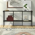 thumbnail image 1 of Evelyn&Zoe Modern/Contemporary 55" Wide Blackened Bronze Console Table, 1 of 7