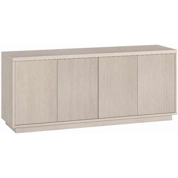 Henn&Hart 57.13" Alder White MDF TV Stand