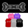thumbnail image 1 of Pet Dog  Cat Shirt Screen Printed, "Henna Bone", 1 of 7