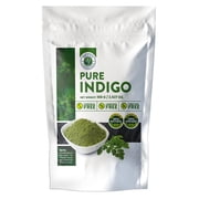 Henna Cosmetics Indigo Powder Hair Dye, Black, 100% Organic, 3.52 oz