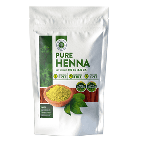 Henna Cosmetics Pure Henna Powder (Brown/Red) Color 400 Grams (14.1 oz.)