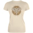 thumbnail image 1 of Henna Mandala Elephant Juniors Soft T Shirt Soft Cream 2XL, 1 of 1