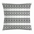 thumbnail image 1 of Henna Throw Pillow Cushion Cover, Black White Mandala Design Floral Elements Monochrome Tattoo Pattern South Asian, Decorative Square Accent Pillow Case, 16 X 16 Inches, Black White, by Ambesonne, 1 of 2
