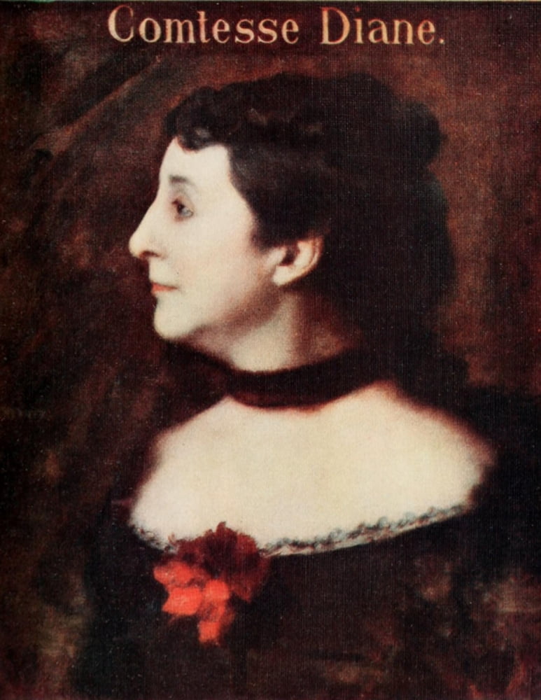 Henner 1913 Comtesse Diane Canvas Art - Jean-Jacques Henner (18 x 24)