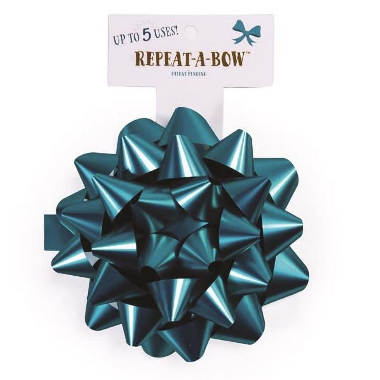 Hennessy Gift Wrap 9100705 Repeat A Bow Gift Bows, Teal - Pack of 4