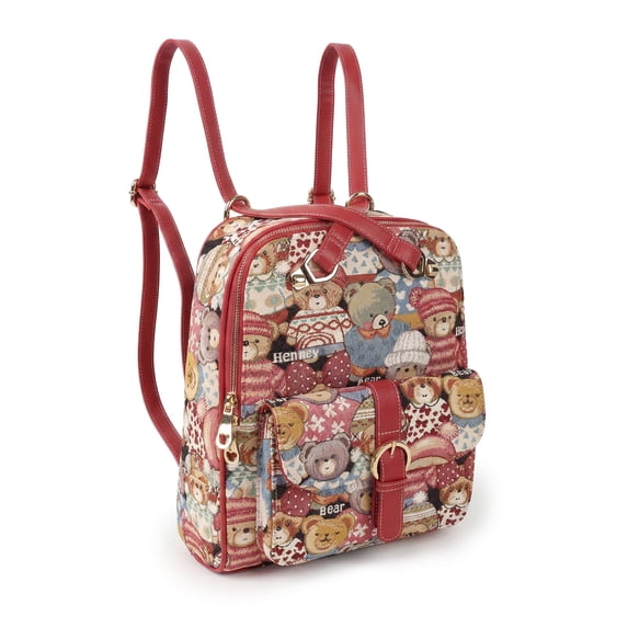 Henney Bear Backpack Purse for Women Convertible Travel Shoulder Bag ...