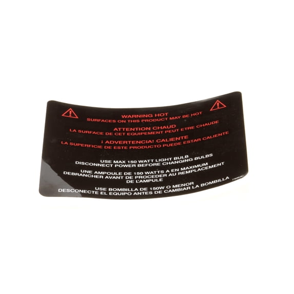 Henny Penny Label-Hot Surf/150W Bulb Scr 74063 - Genuine OEM Replacement Part