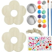 Henpk Clearance Under 5 Feeder Outdoor Bird Feeder Kids Arts And Crafts Bird Feeders For Outside, Diy Wooden Paint Kits Outdoor Toys For Boys Girls 15Ml