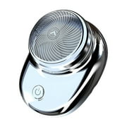 Henpk Clearance Under 5 Beard Trimmer For Men Mini Shaver, Mini Portable Electric Shaver, Mini Shave Portable Electric Shaver, Electric Shaver Men, USB Rechargeable Shaver, Suitable For Families, Tra