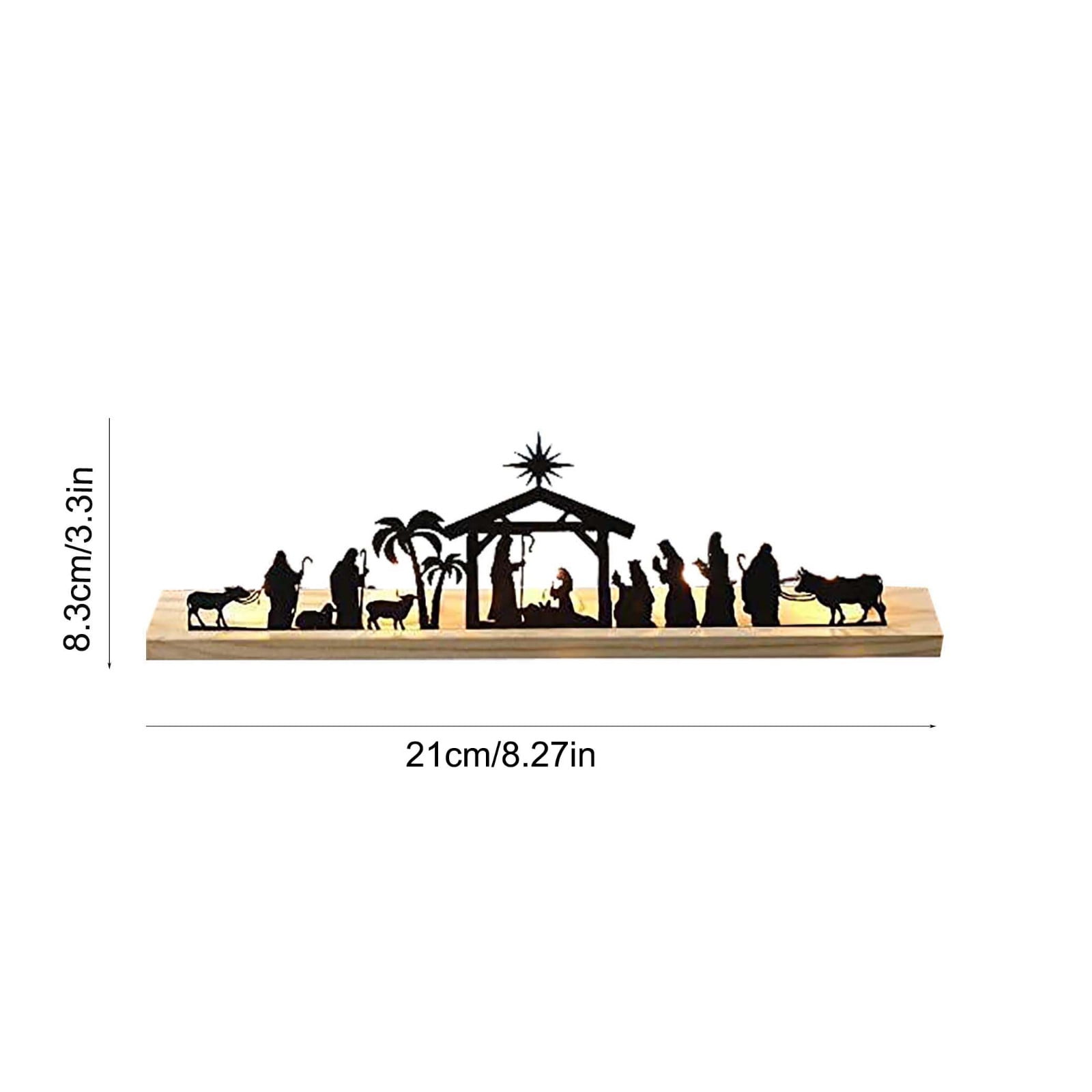 Henpk Clearance Under 5 Christmas Lights Nativity Scene Nativity Sets