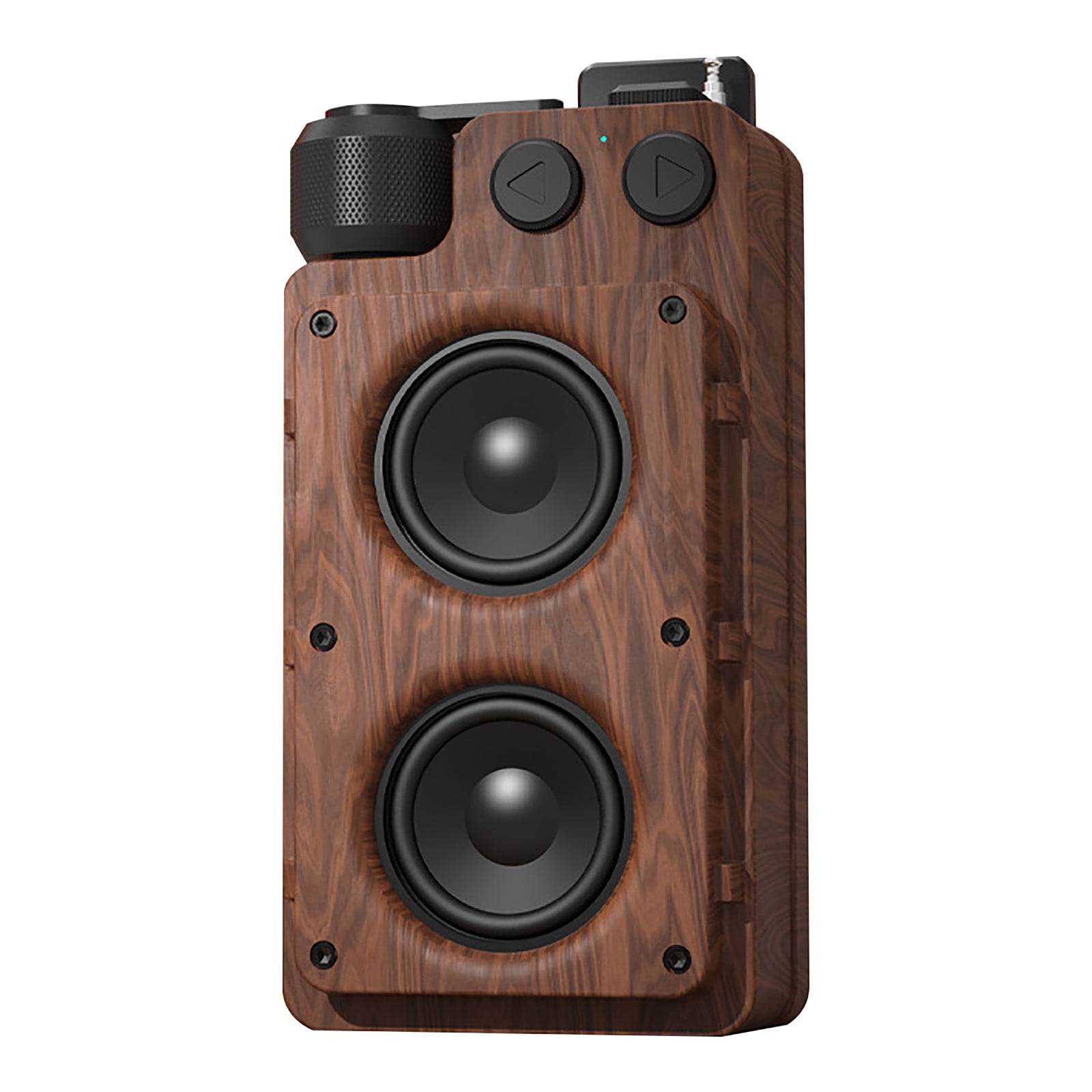 Henpk Clearance Under 5 Sound Bar Mini Radio Speaker Bluetooth 5.1 Dual