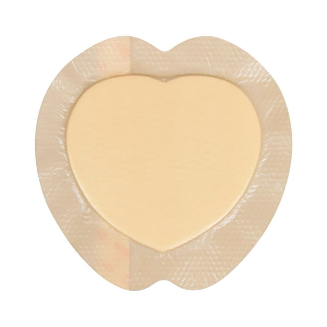 Henpk Deals Clearance Under 5 Sacral Silicone Foam Dressing With Border For Ulcer, Pressure Ulcer, Butt Bed Sore, Removal High Absorbency, Bedsore 5PC