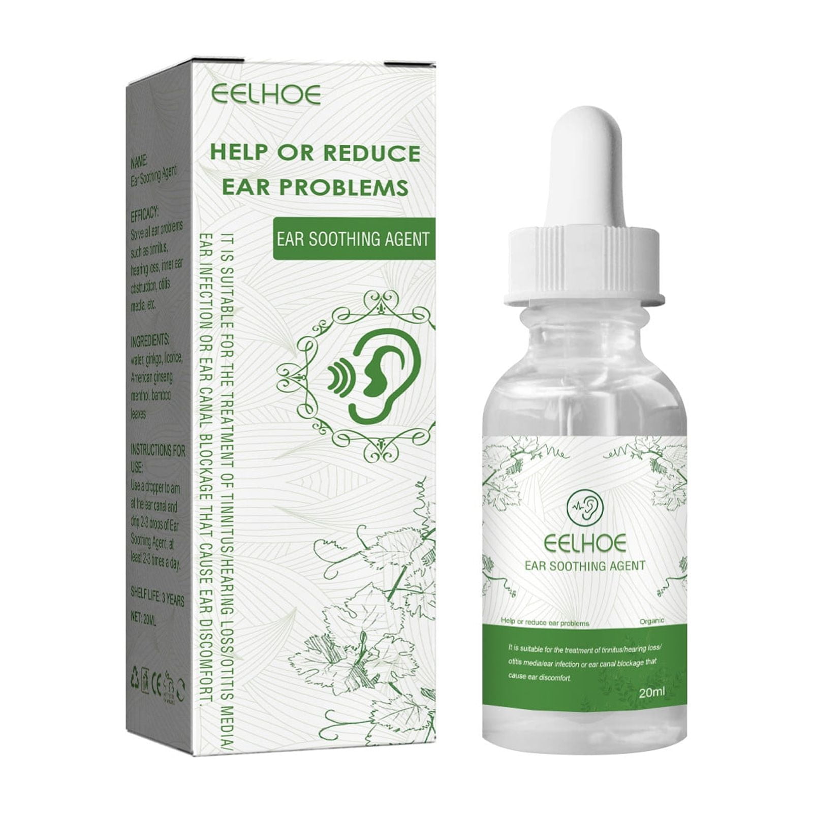 Henpk Deals Clearance Under 5 Herbal Drops For Tinnitus, EAR SOOTHING