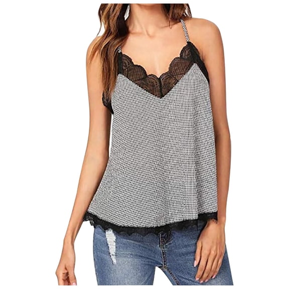 Henpk New Arrivals 2024 Now Trending 2024 Sexy Lingerie For Women Naughty For Sex Lingerie Plus Size Clearance Womens Sexy Case Pajamas Allure Appeal Underwear Lace Stitching Camisole Black L