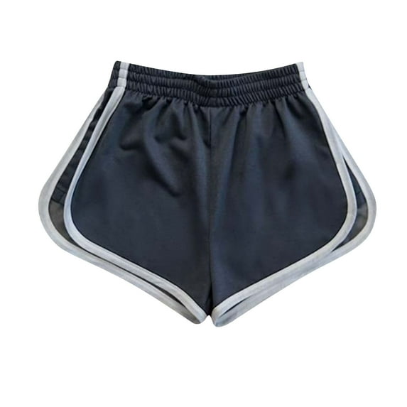 Henpk New Arrivals 2024 Now Trending 2024 Yoga Pants For Women Bermuda Shorts For Women Pull On Plus Size Clearance Stretch Twill Shorts Plus Size Thin Waist Pull On Regular Fit Hiking Short Gray L