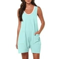 thumbnail image 1 of Henpk New Arrivals 2024 Now Trending 2024 Yoga Pants For Women Bermuda Shorts For Women Pull On Plus Size Clearance Stretch Twill Shorts Plus Size Thin Waist Pull On Regular Fit Hiking Short Blue XL, 1 of 9