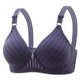 thumbnail image 1 of Henpk Posture Corrector Lift Up Bra Women Shockproof Sports Support Fitness Vest Bras Breathable Underwear Cross Back Corset Bra Sports Bras Medium Support Yoga Bra Purple M, 1 of 3