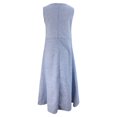 thumbnail image 1 of Henpk Summer Dresses for Women Striped T Shirt Dress Casual Midi Dress Short Sleeve Sundress with Pockets Summer Fashion Striped V-Neck Striped Waist Sexy Sling Dress Blue L, 1 of 7