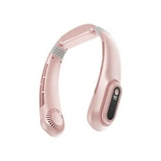 Henpk Tech Deals Clearance Under 5 Portable Fan Around Neck, 7000mAh Battery Operated Wearable Personal Fan With USB Rechargeable, 3 Wind Speed, Ultra Quiet, Bladeless
