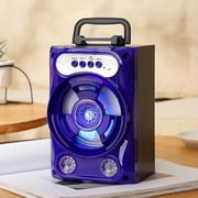 Henpk Tech Deals Clearance Under 5 Wireless Bluetooth Speaker K Song Volume Home Outdoor Mobile Phone Card Subwoofer Portable Speaker