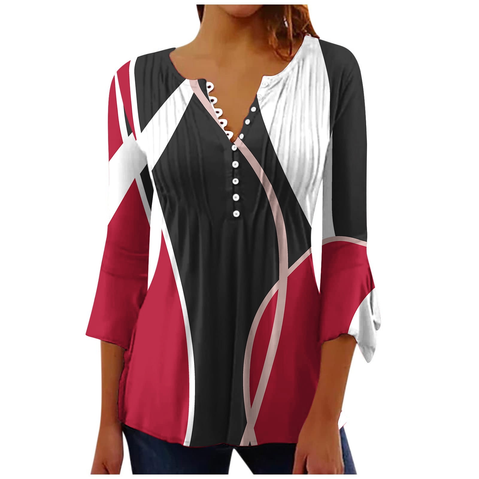 Henpk Time and Tru Womens Plus Size Clearance Under 10 Women's Long