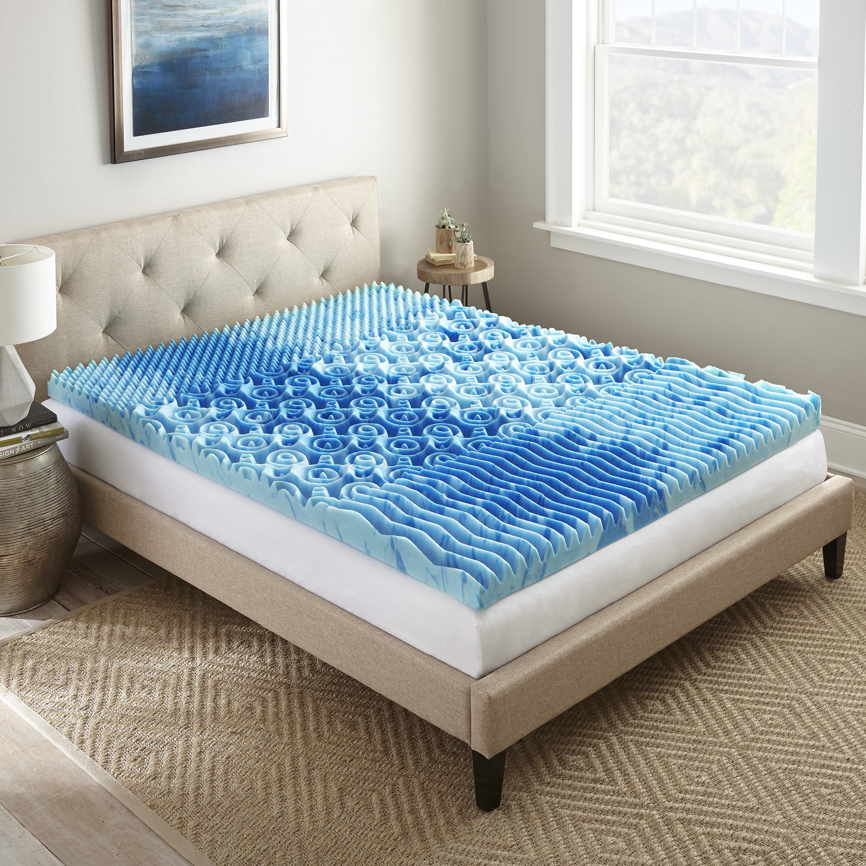 Henredon 3" Cooling Gel Mattress Topper with MultiZone Gellux® Foam