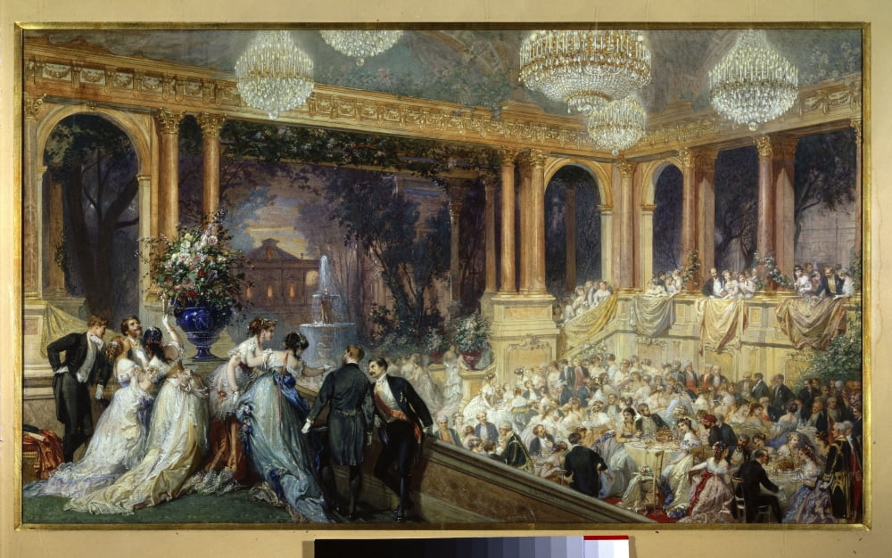 Henri Baron (1816-1885) French School Canvas Art - (36 x 24)