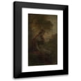 thumbnail image 1 of Henri Fantin-Latour 11x18 Black Modern Framed Museum Art Print Titled - Young Woman Under a Tree at Sunset, Called ‘Autumn’ (1855 - 1900), 1 of 5