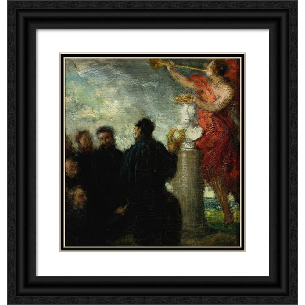Henri Fantin-Latour 12x13 Black Ornate Wood Framed Double Matted