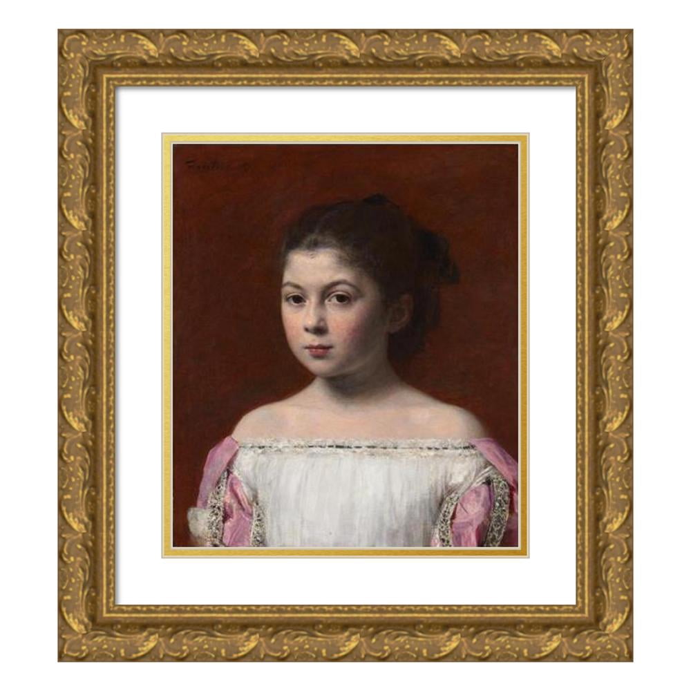 Henri Fantin-Latour 20x23 Black Modern Framed Museum Art Print