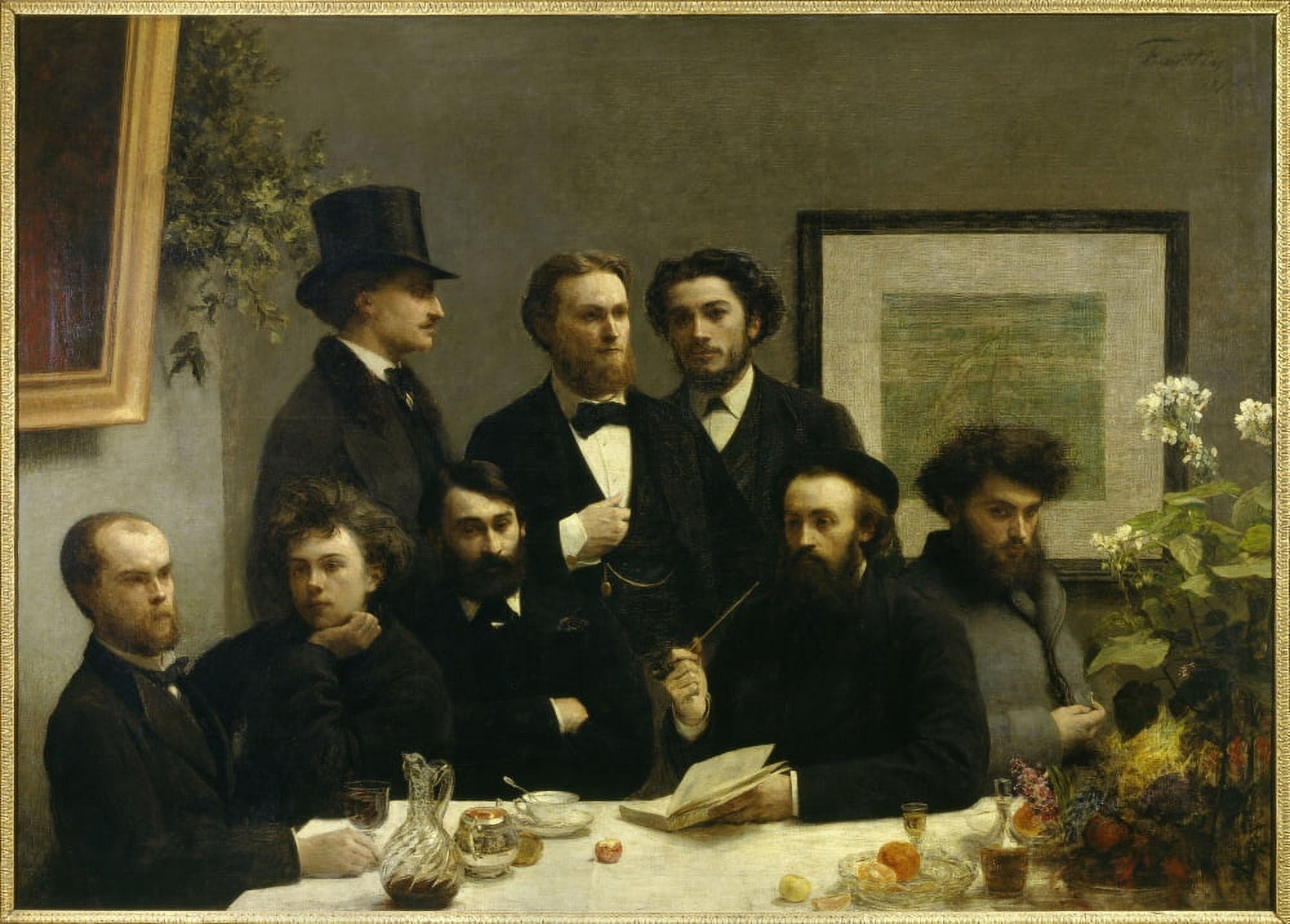 Henri Fantin Latour (1836-1904) French School Canvas Art - (24 x 18)
