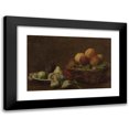 thumbnail image 1 of Henri Fantin-Latour 24x17 Black Modern Framed Museum Art Print Titled - Still Life with Fruit (C. 1880 - C. 1890), 1 of 5