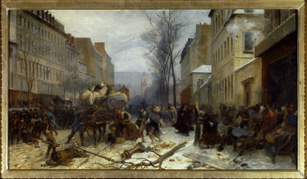 Henri Felix Philippoteaux (1815-1884) French School Canvas Art - (24 x 18)