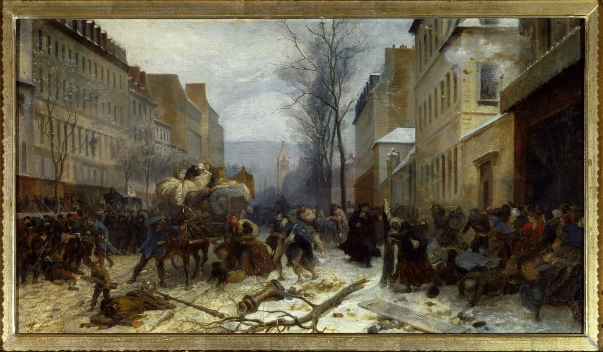 Henri Felix Philippoteaux (1815-1884) French School Canvas Art - (36 x 24)