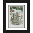 thumbnail image 1 of Henri-Gabriel Ibels 11x14 Black Ornate Wood Framed Double Matted Museum Art Print Titled: Original Drawing for the Masters of the Poster (1898), 1 of 5
