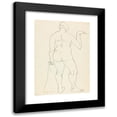 thumbnail image 1 of Henri Gaudier-Brzeska 11x14 Black Modern Framed Museum Art Print Titled - Standing Female Figure 2 (1910 - 1915), 1 of 5