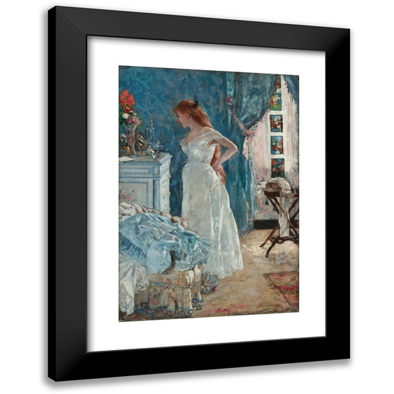 Henri Gervex 11x14 Black Modern Framed Museum Art Print Titled - The Toilet