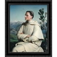 thumbnail image 1 of Henri Lacordaire at Sorreze 20x24 Black Ornate Wood Framed Canvas Art by Janmot, Anne Francois Louis, 1 of 2