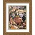 thumbnail image 1 of Henri Le Fauconnier 2x Matted 20x24 Gold Ornate Framed Art Print 'Lake', 1 of 2