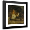 thumbnail image 1 of Henri Le Sidaner 12x14 Black Modern Framed Museum Art Print Titled - House in the Moonlight, Gerberoy (1902), 1 of 5